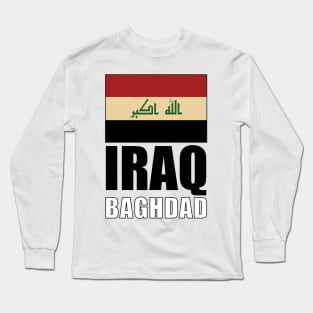 Flag of Iraq Long Sleeve T-Shirt